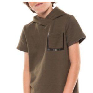 Dex Short-Sleeve Pullover Hoodie
